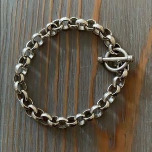 Sterling Silver Rolo Bracelet